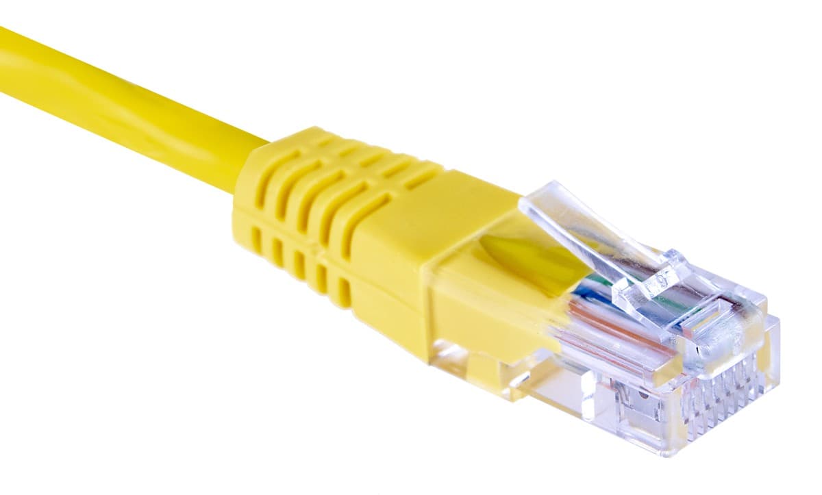 Masterlan patch kabel UTP, Cat5e, 1m, žlutý