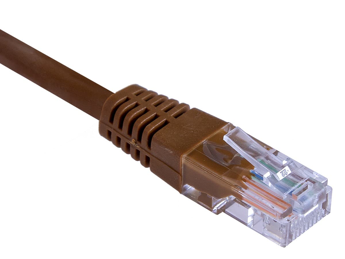 Masterlan patch kabel UTP, Cat5e, 3m, hnědý