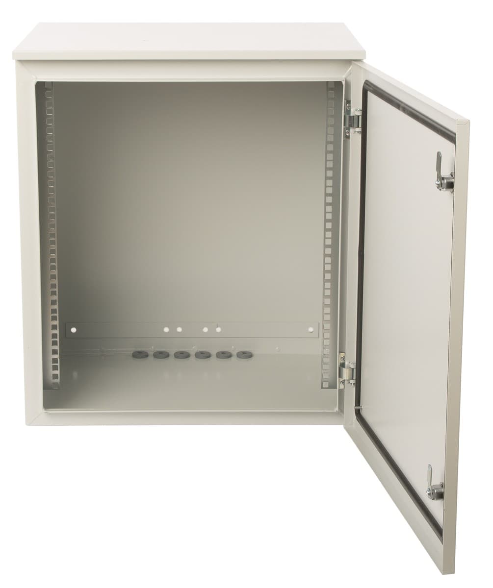 Masterlan venkovní rozvaděč 19" 12U/410mm, složený, IP65