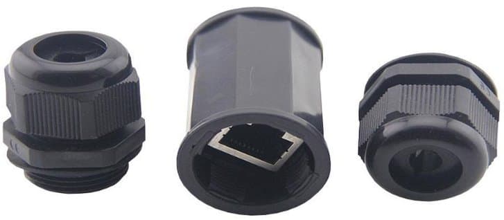 Masterlan venkovní STP spojka, Cat.5e/6/7, IP68, RJ45-RJ45