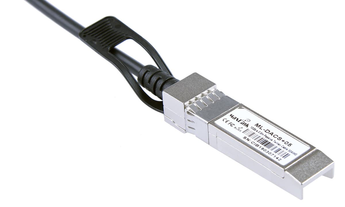 MaxLink 10G SFP+ DAC kabel, pasivní, 2m