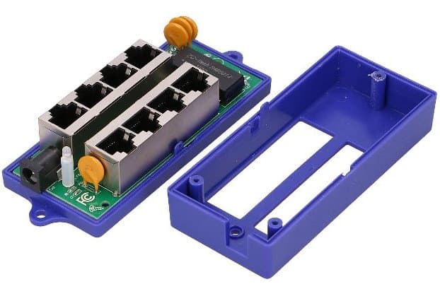 MaxLink pasivní Gigabitový POE panel, 4 porty