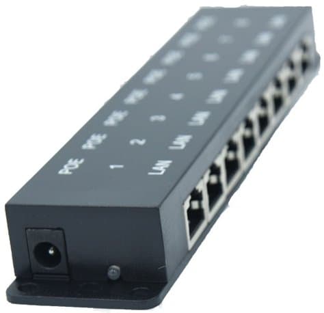 MaxLink pasivní POE panel, 8 portů