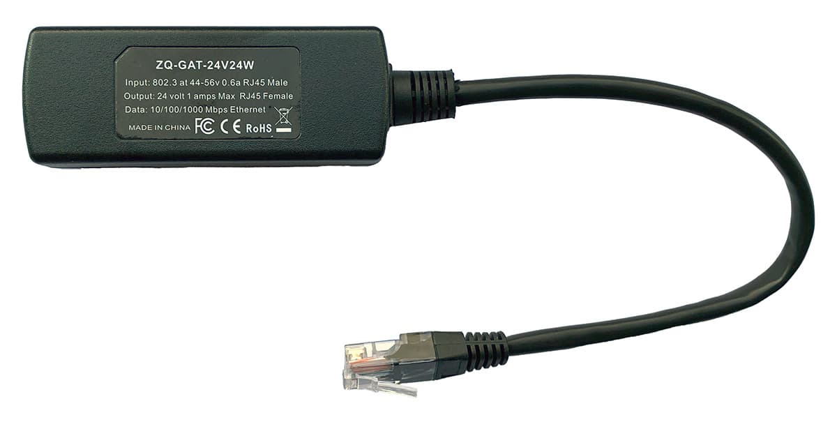 MaxLink PoE konvertor, 802.3af/at na 24V 24W