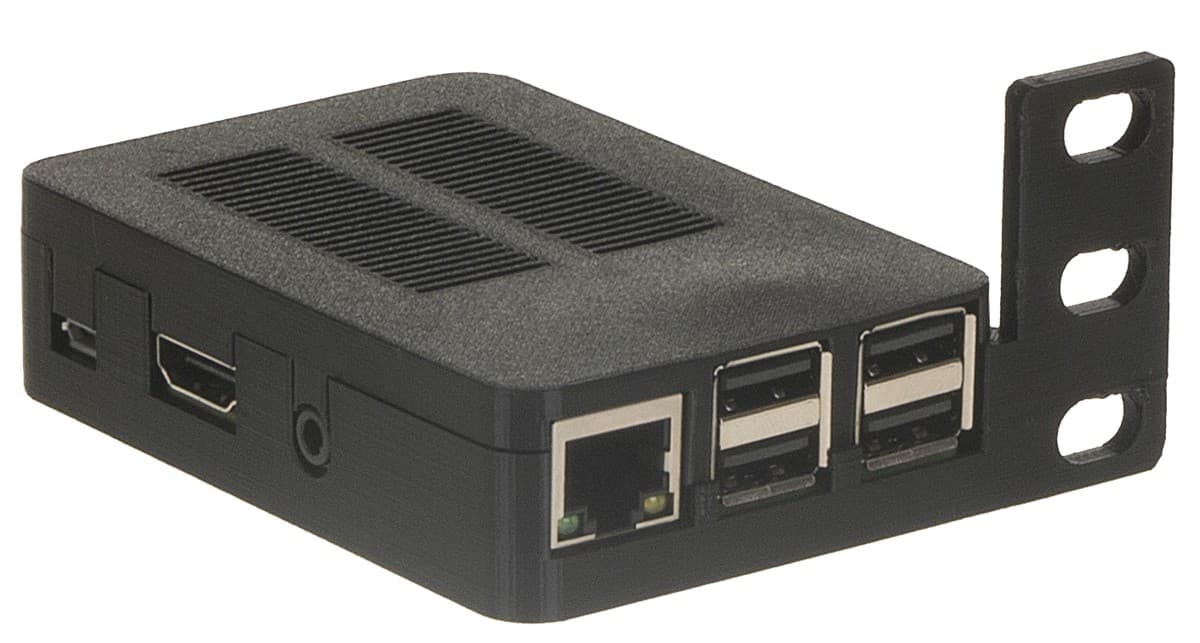 MaxLink rackmount krabička pro Raspberry Pi 3B+