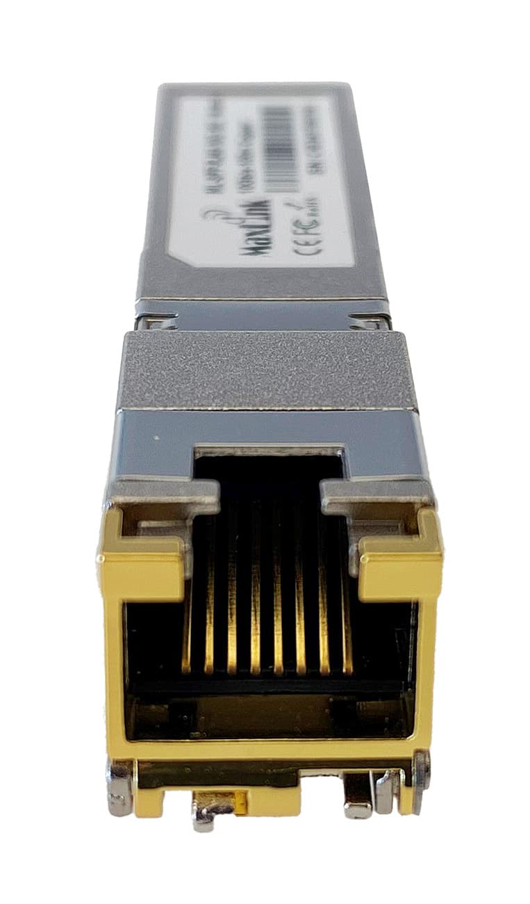 MaxLink SFP+ 10G metalický modul, RJ-45, 100m, 10Gbps