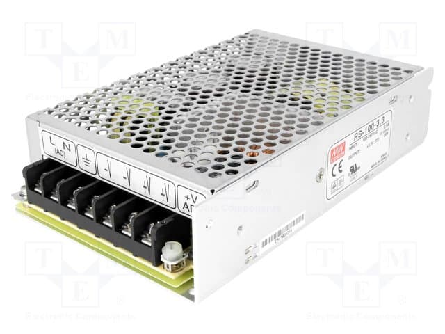 MEAN WELL RS-100-3.3 Spínaný zdroj uzavřený 66W 3.3V