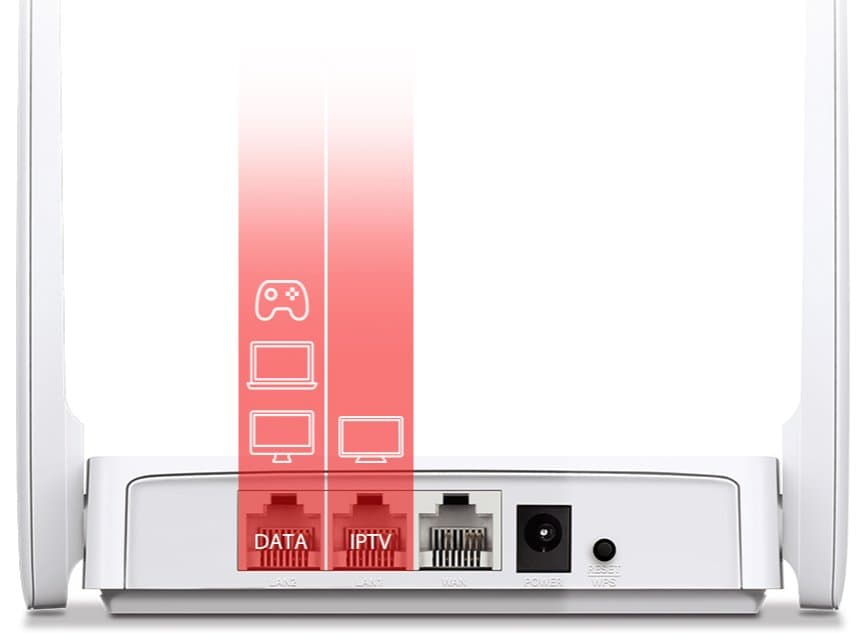 MERCUSYS AC10 Dual Band Wi-Fi Router, 300+867Mbps