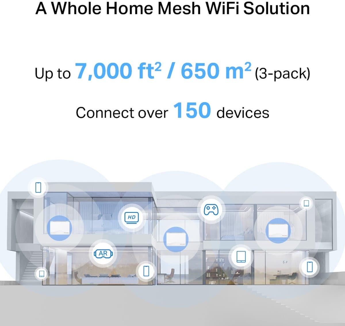 MERCUSYS Halo H25BE(3-pack), Halo Mesh Wi-Fi 7 system