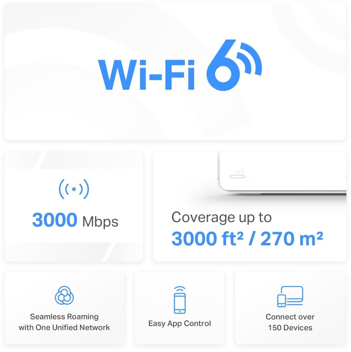 MERCUSYS Halo H80X(1-pack) Halo Mesh WiFi6 systém