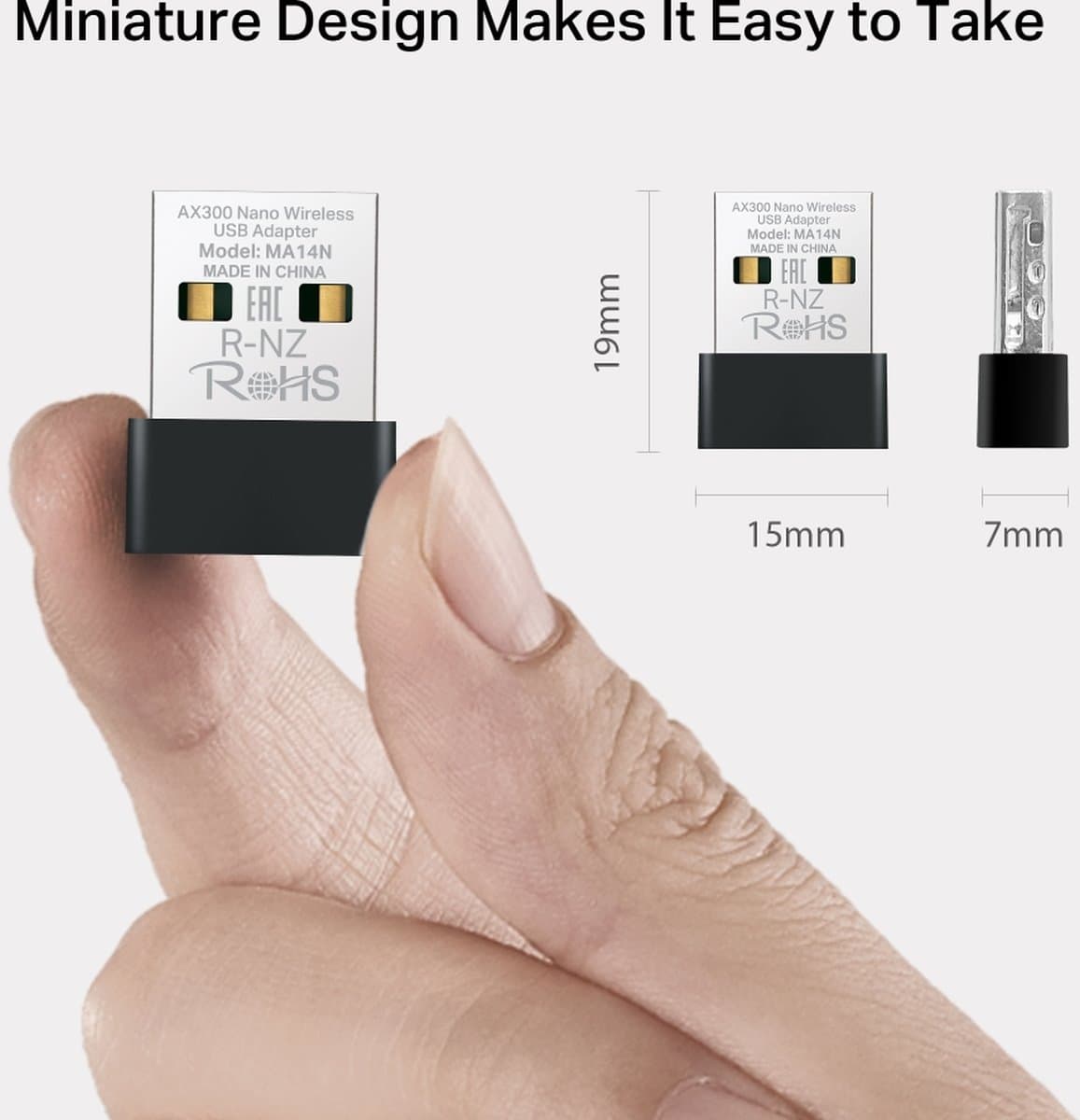 MERCUSYS MA14N - Bezdrátový USB nano adaptér