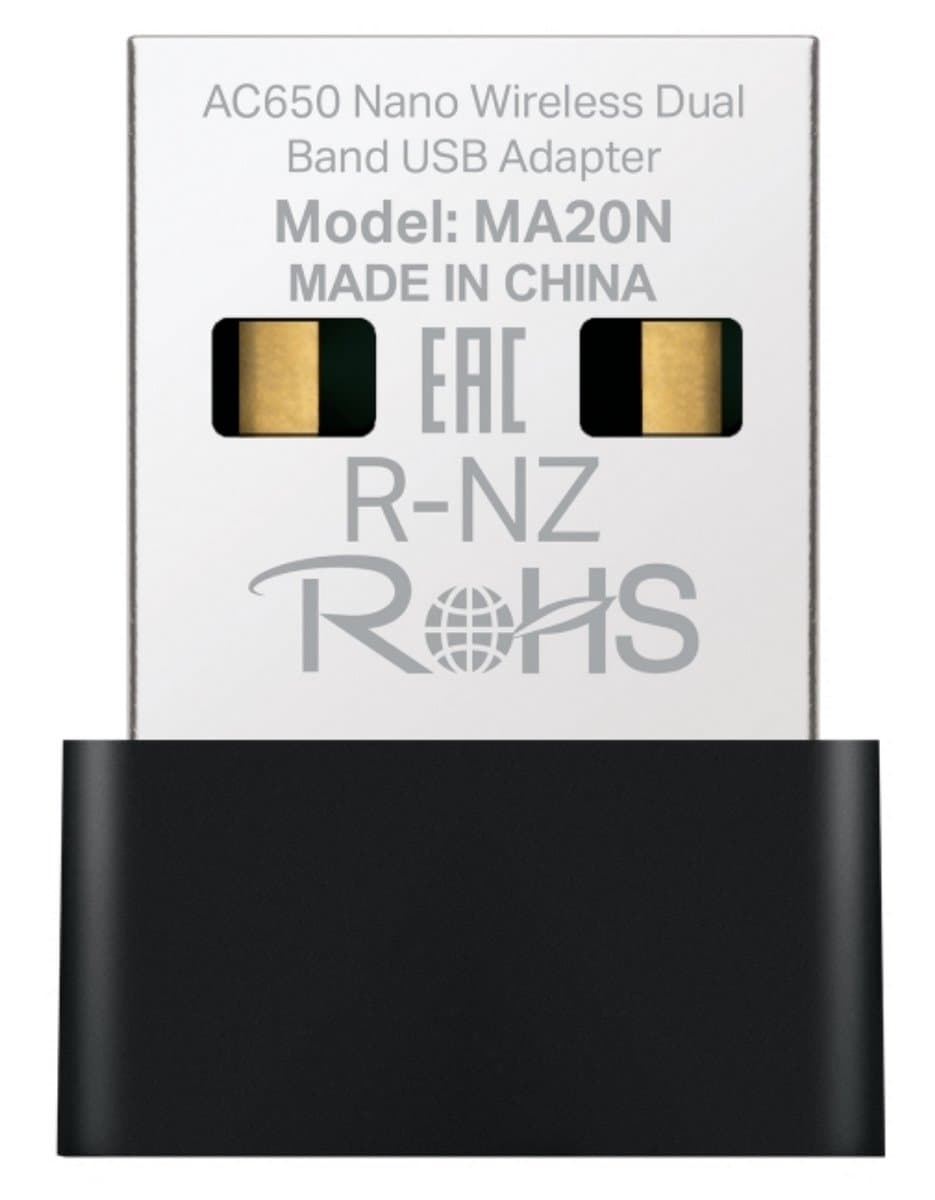 MERCUSYS MA20N Nano Dual-Band bezdrátový USB adaptér