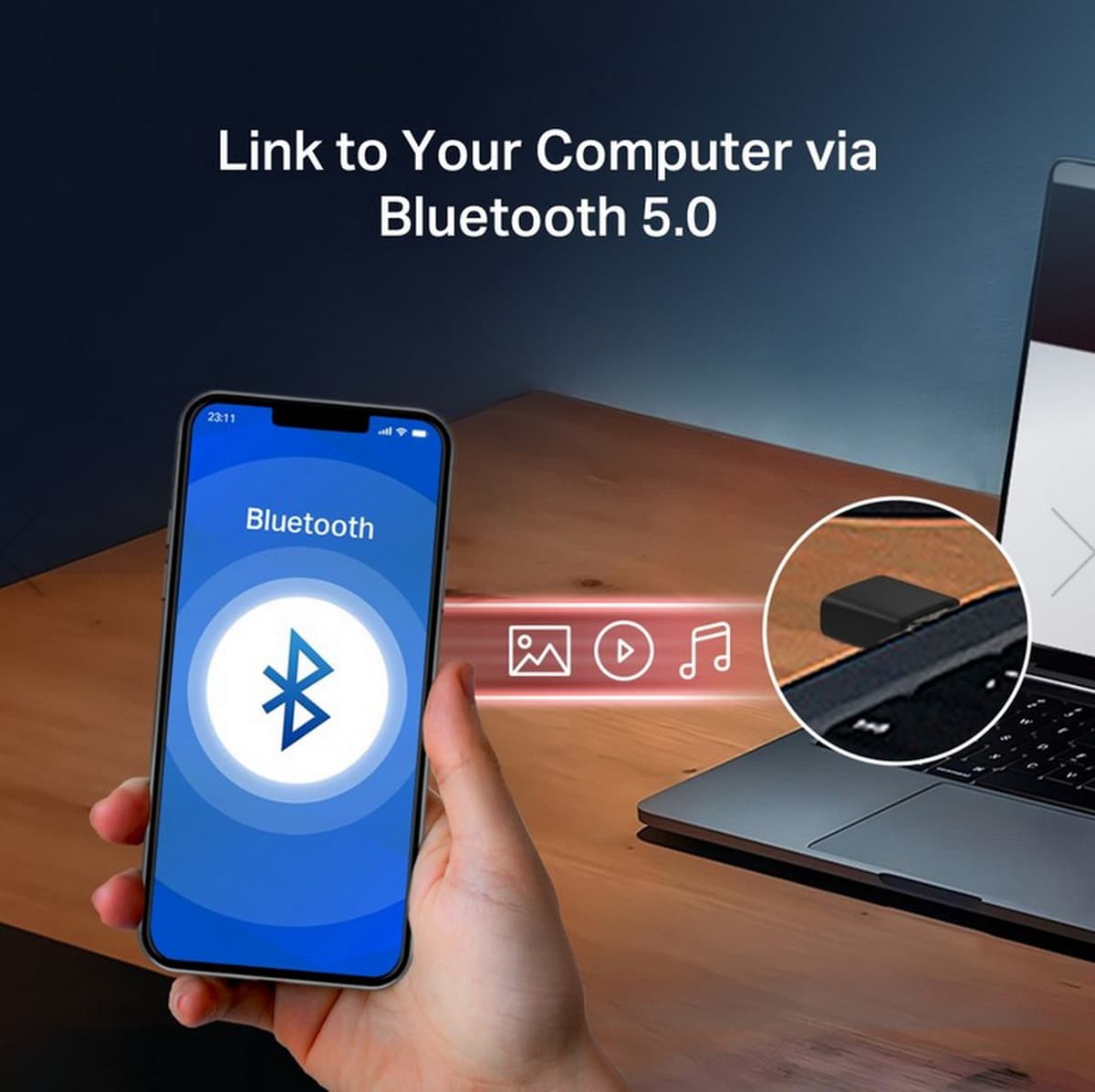 MERCUSYS MA20NB Nano Wi-Fi Bluetooth USB adaptér