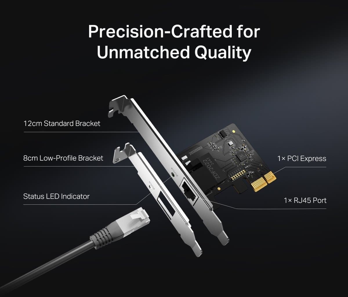 MERCUSYS MA210E Gigabitový PCle síťový adaptér