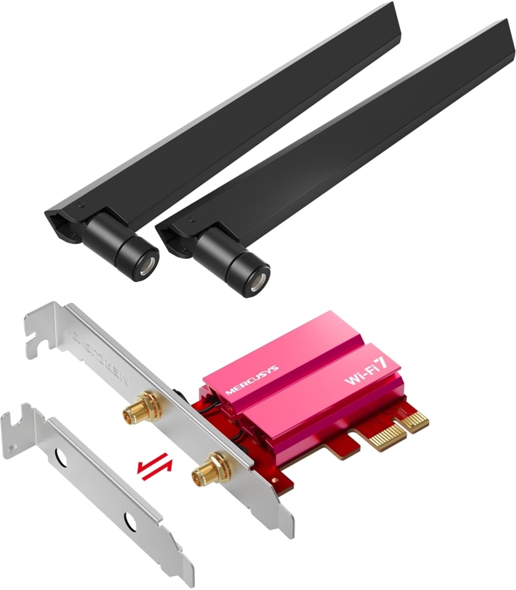 MERCUSYS MA47BE - Wi-Fi 7 a Bluetooth PCIe Adaptér