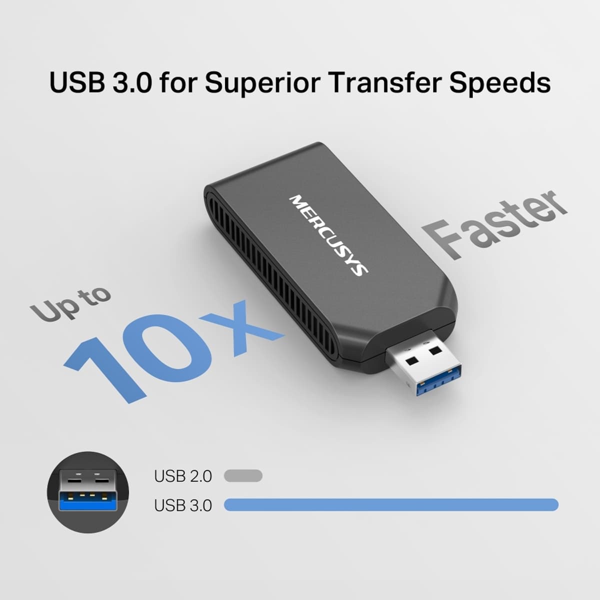 MERCUSYS MA70XM, Wi-Fi 6 Bezdrátový USB adaptér
