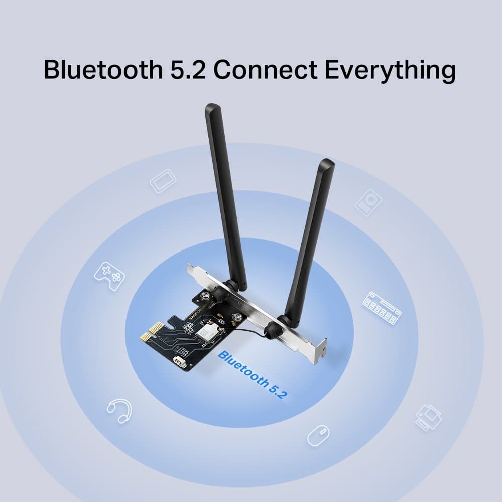 Mercusys MA86XE bezdrátový WiFi 6E PCI express adaptér