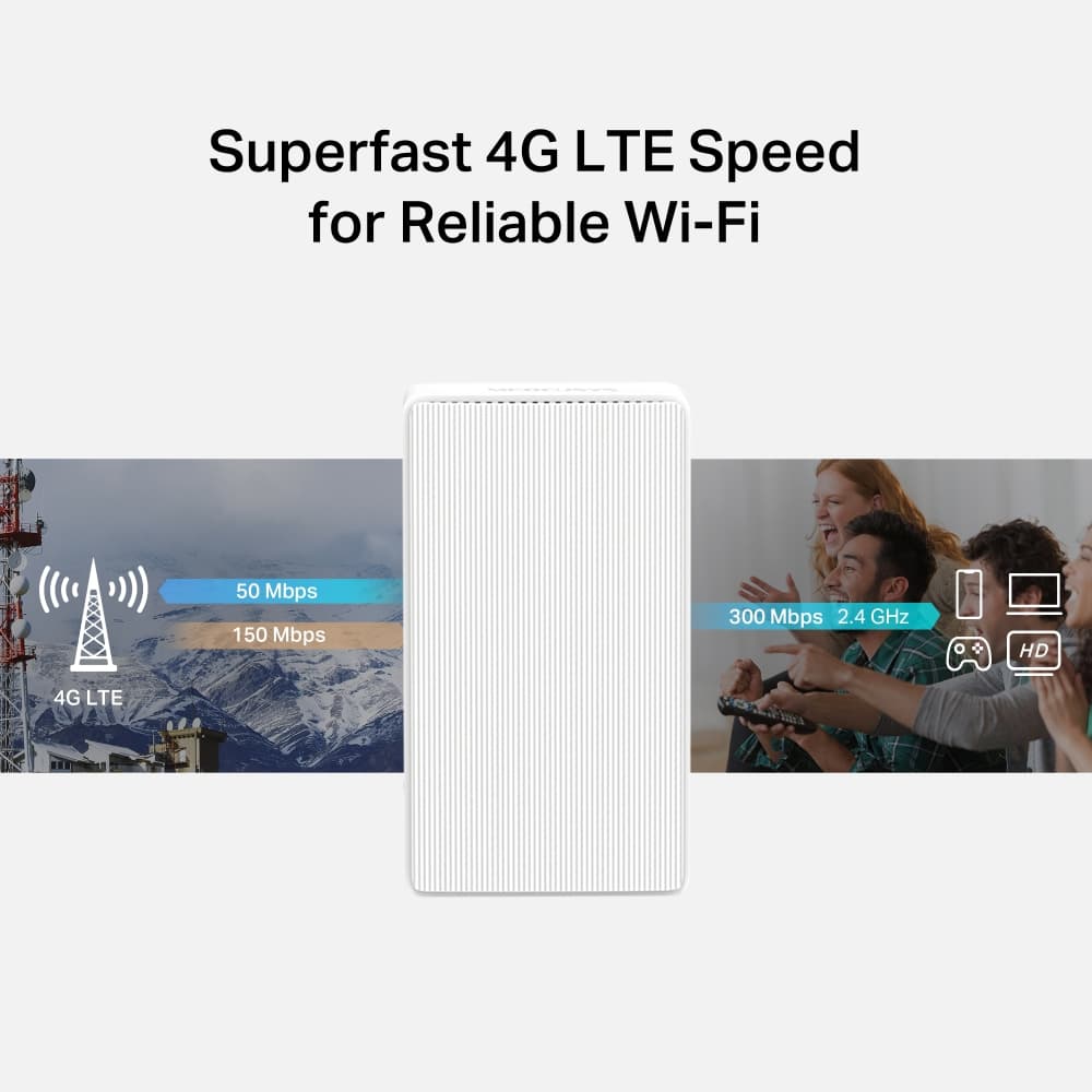 Mercusys MB112-4G - 4G router, Wi-Fi 4