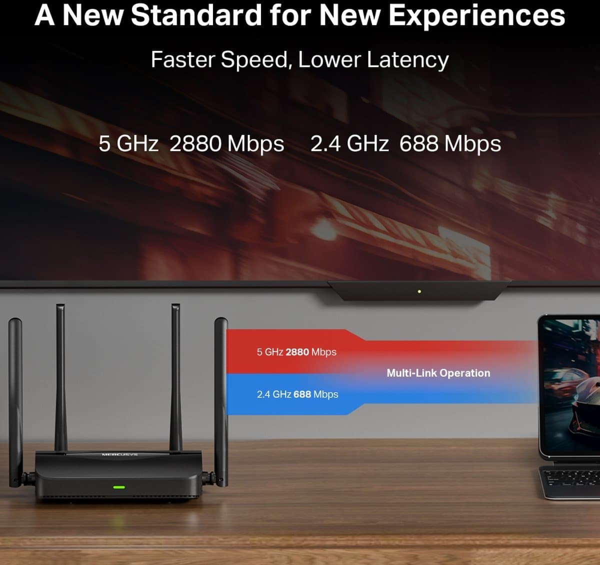 MERCUSYS MR25BE Dual Band Wi-Fi 7 Router