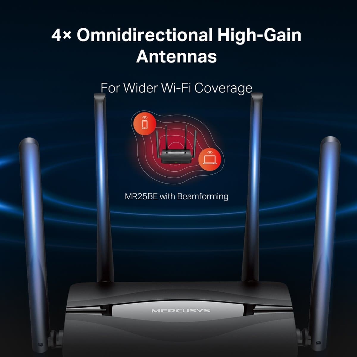 MERCUSYS MR25BE Dual Band Wi-Fi 7 Router
