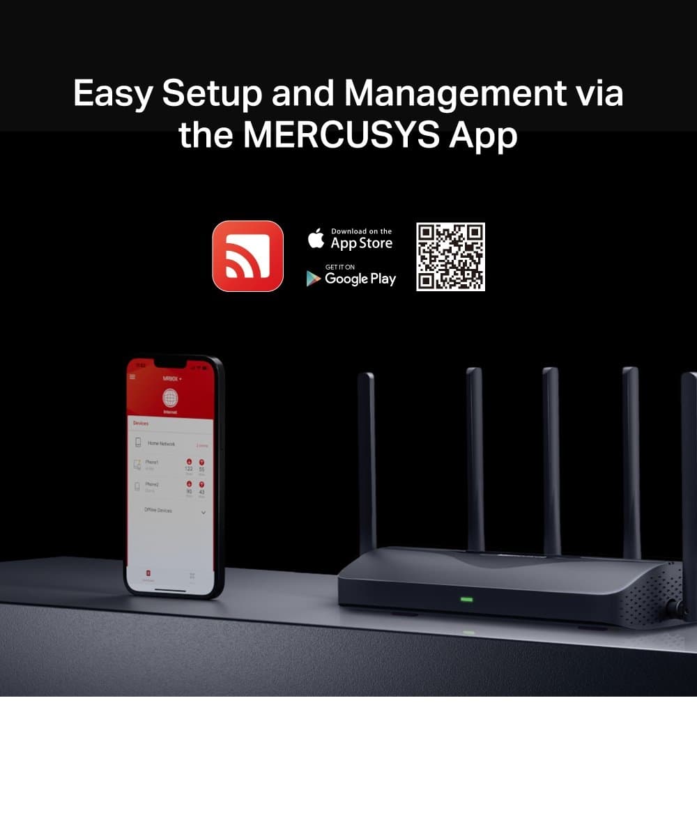MERCUSYS MR47BE Tri-Band Wi-Fi 7 Router