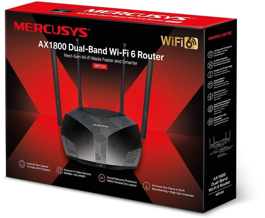 MERCUSYS MR70X WiFi 6 Router