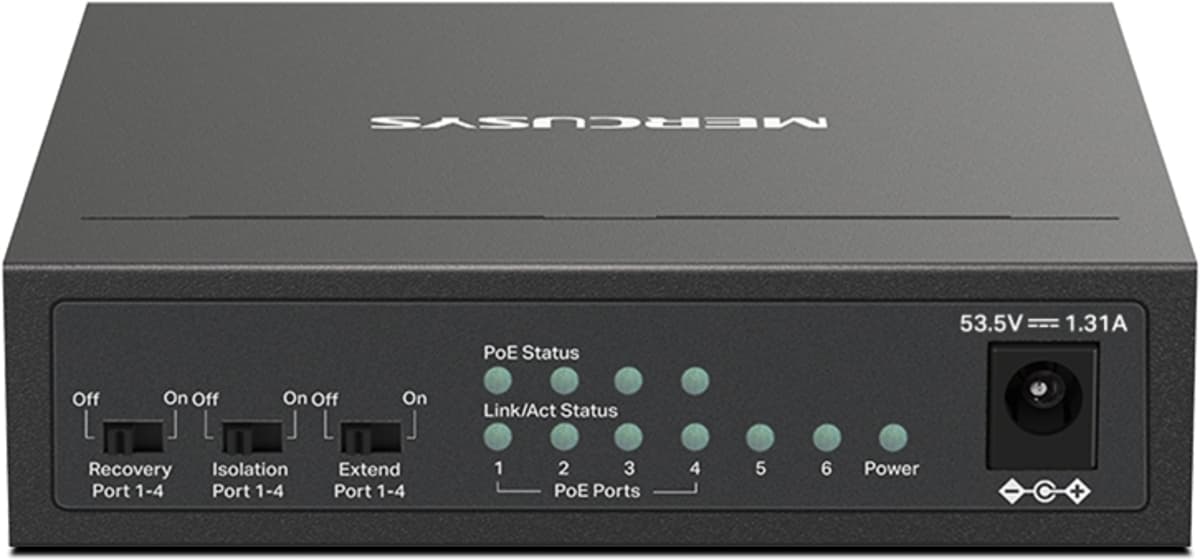 MERCUSYS MS106GP, Gigabitový PoE switch