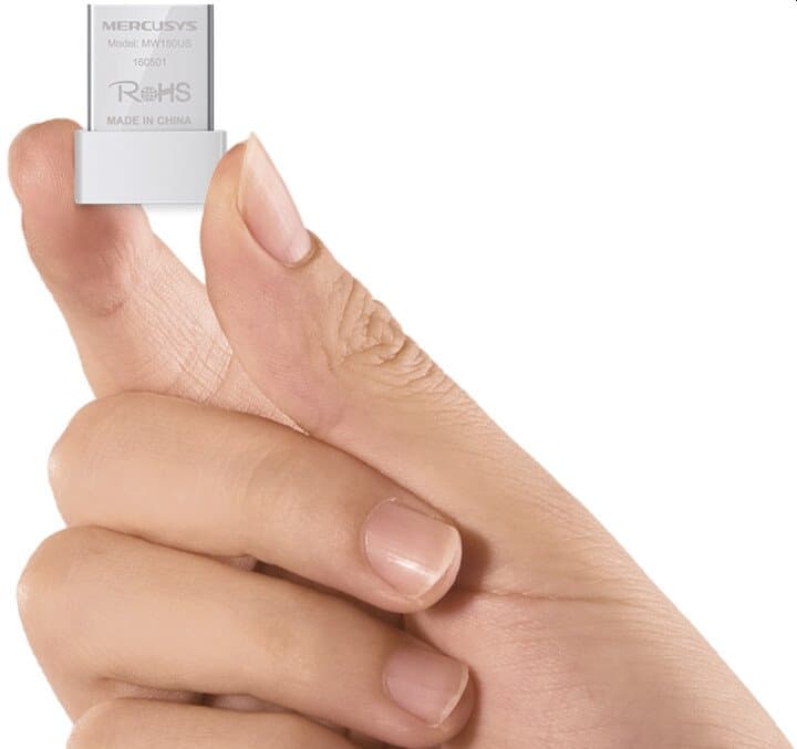 MERCUSYS MW150US - Bezdrátový nano USB adaptér, 150Mbps