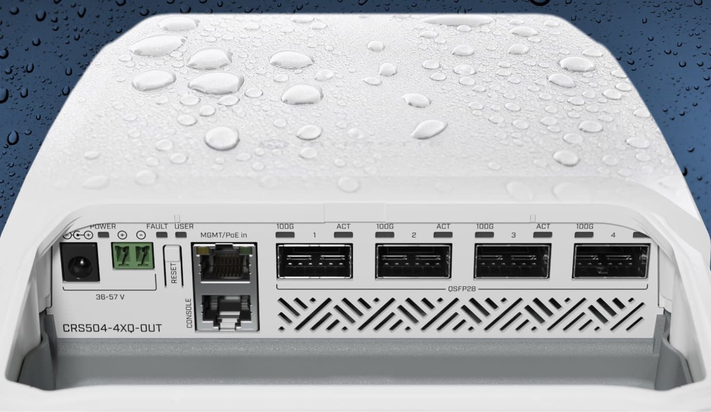 MikroTik Cloud Router Switch CRS504-4XQ-OUT