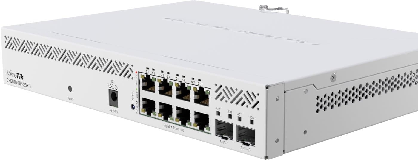 MikroTik Cloud Smart Switch CSS610-8P-2S+IN