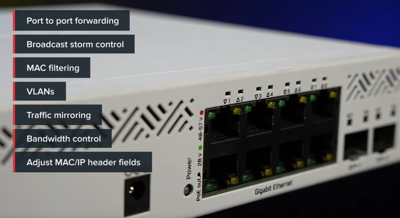 MikroTik Cloud Smart Switch CSS610-8P-2S+IN