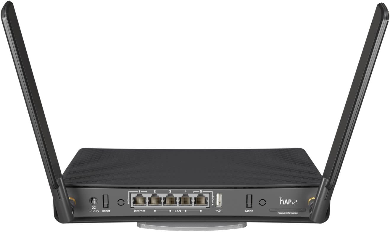 MikroTik hAP ac3 – WiFi 5 router pro domácnosti i firmy