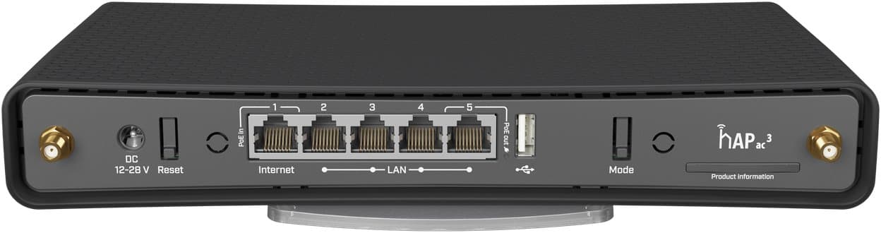 MikroTik hAP ac3 – WiFi 5 router pro domácnosti i firmy