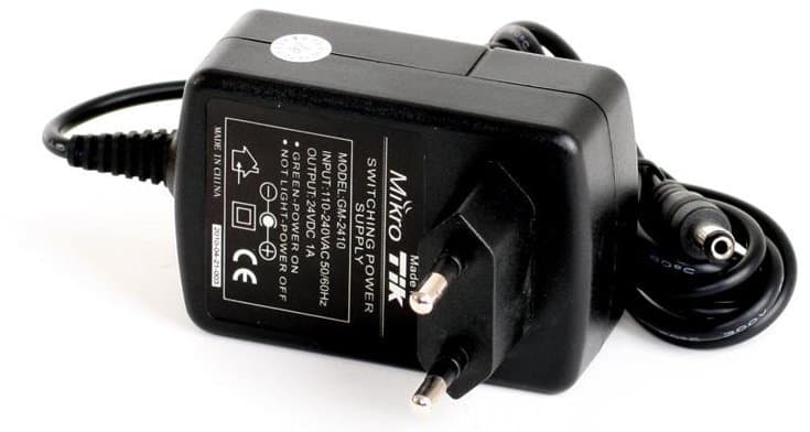 MikroTik napájecí adaptér 24V 1A