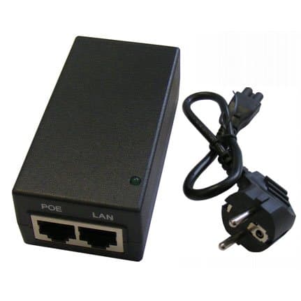 MikroTik napájecí POE adaptér 24V 1A 24W, zemněný