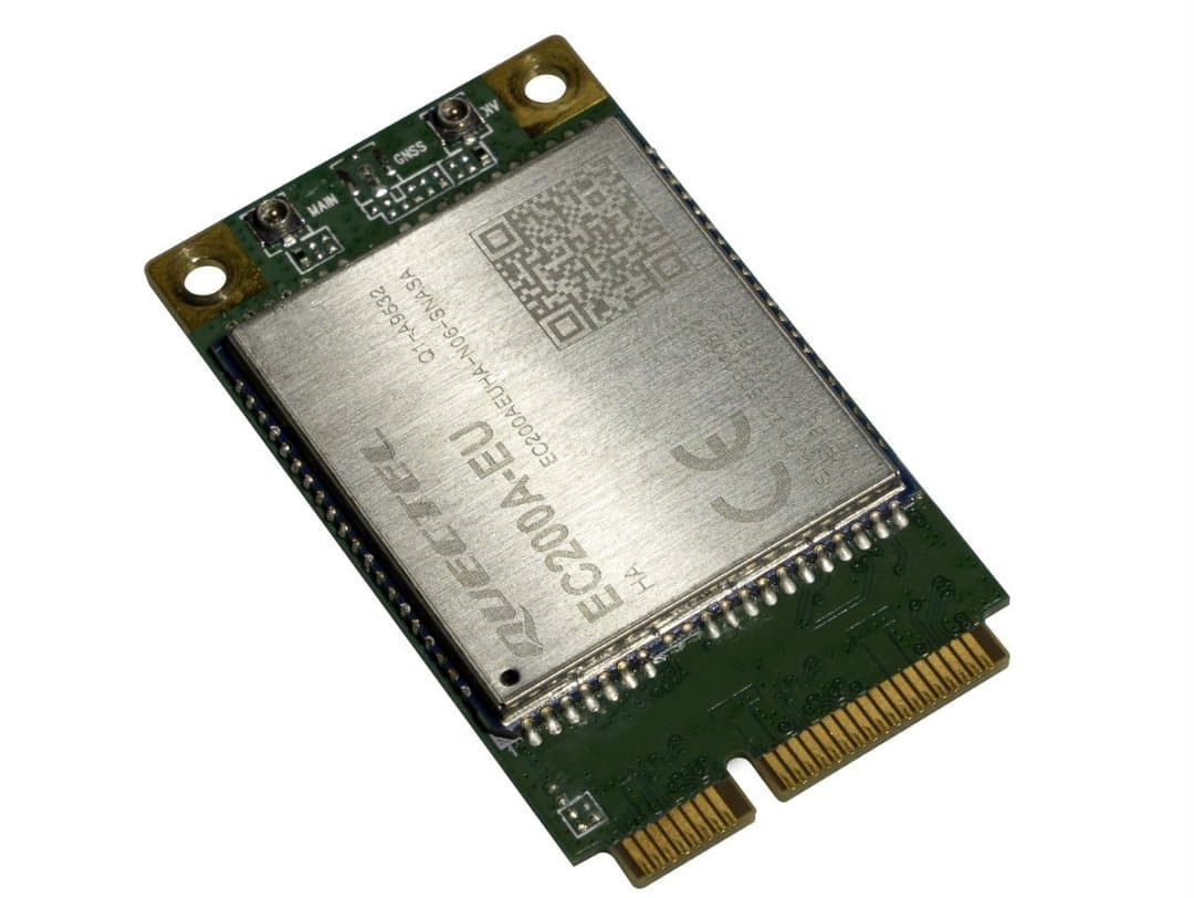 MikroTik R11eL-EC200A-EU, LTE miniPCI-e modem, 2x u.Fl