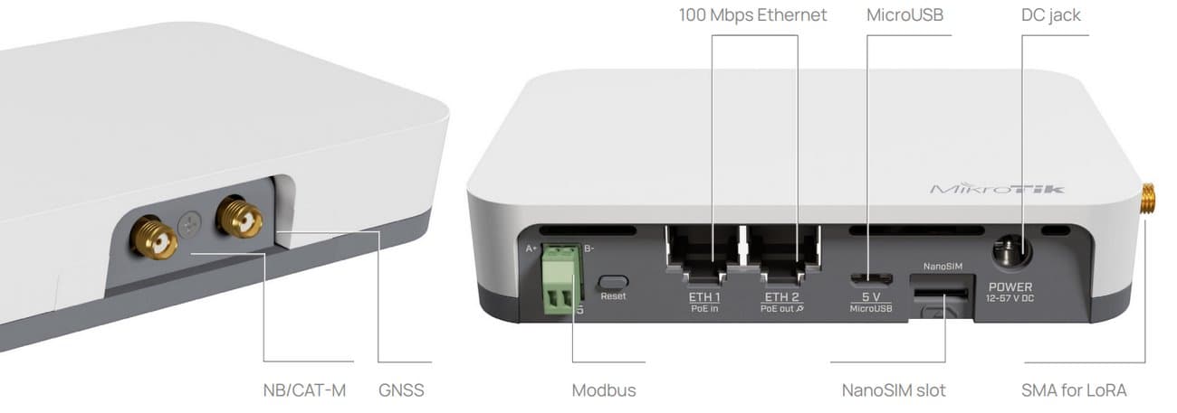MikroTik RB924iR-2nD-BT5&BG770A&R11e-LR8G, KNOT LR8G kit