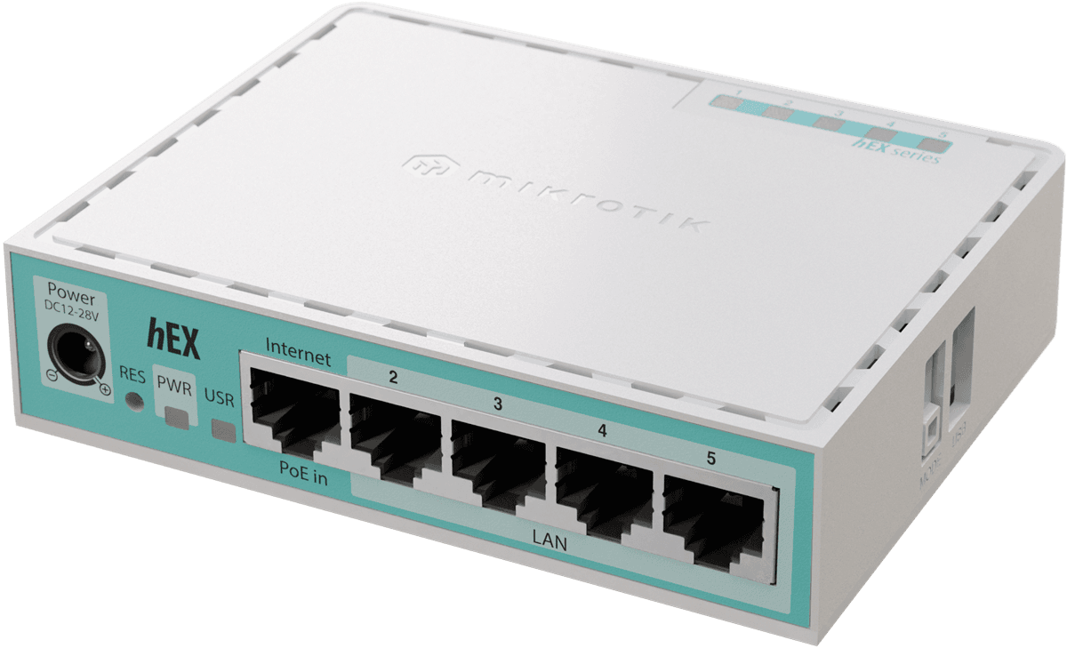 MikroTik RouterBOARD E50UG, hEX (2024 version)