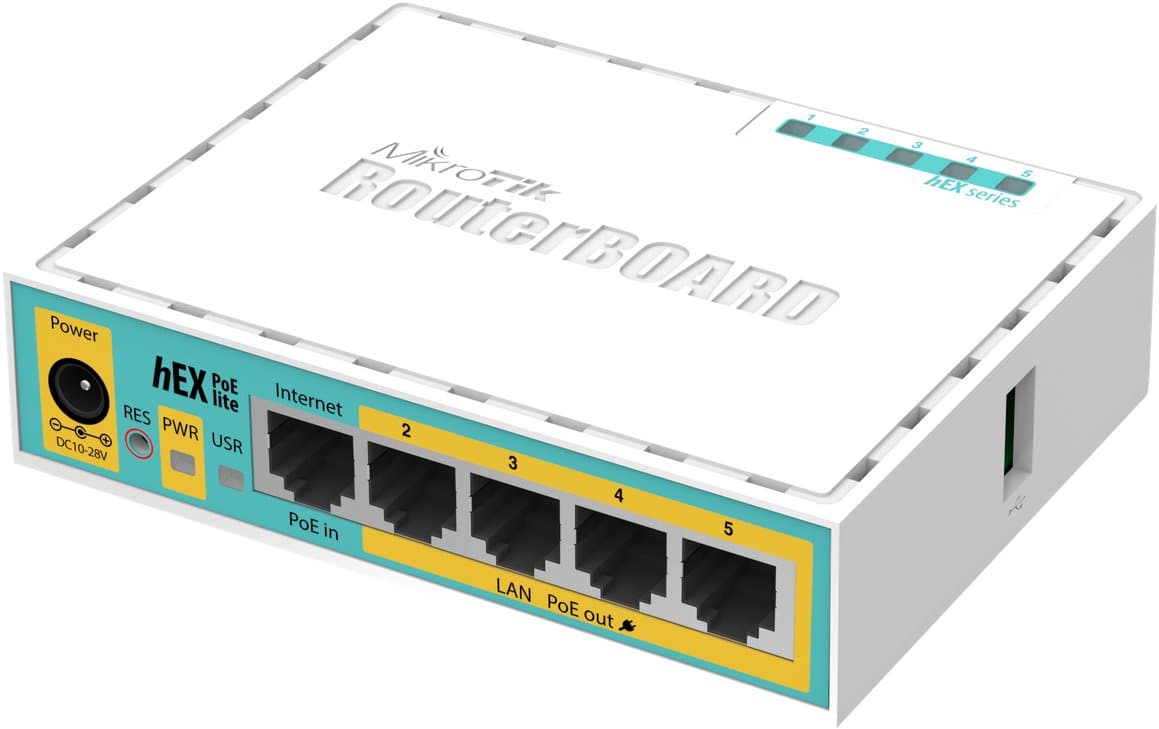 MikroTik RouterBOARD RB750UPr2, hEX PoE lite