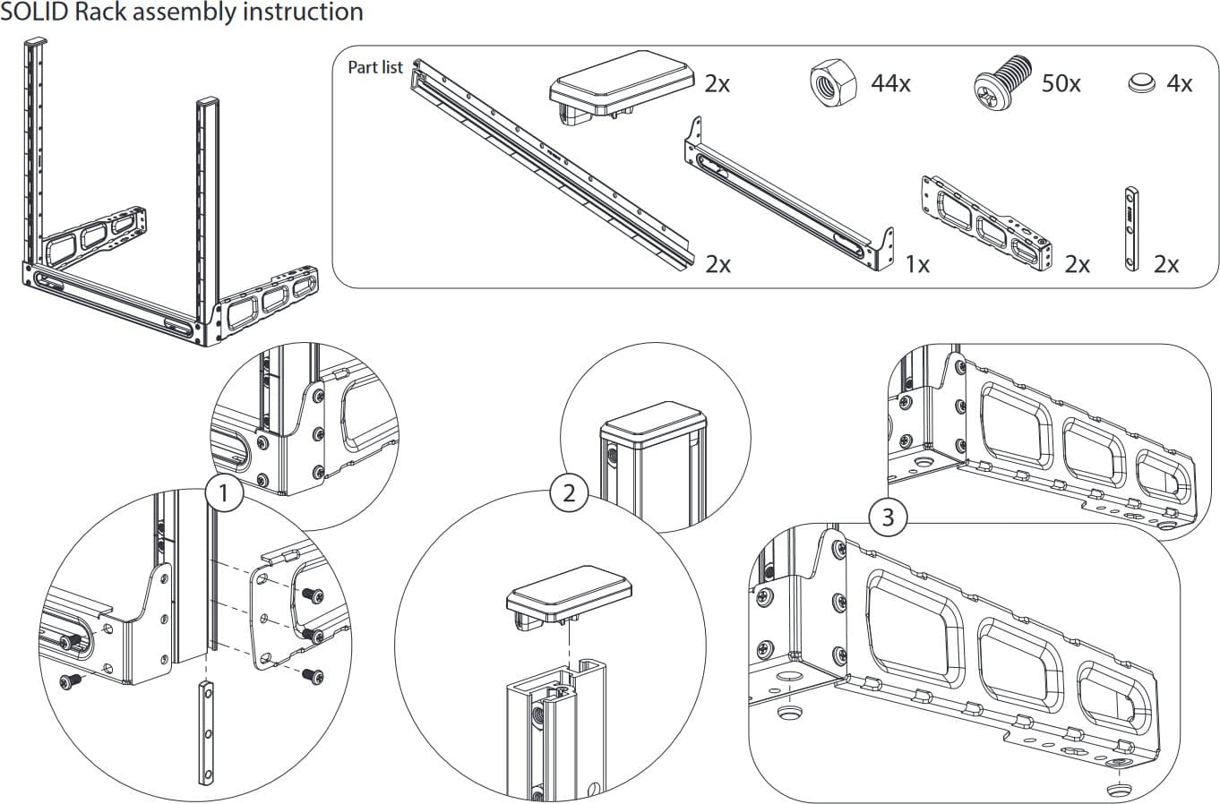 MikroTik SR-10U - 19" desktop rack, 10U