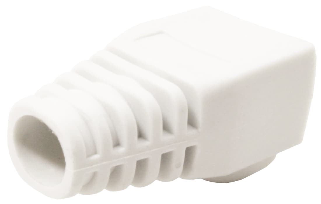 Ochranná krytka RJ45 s ochranou západky, bílá