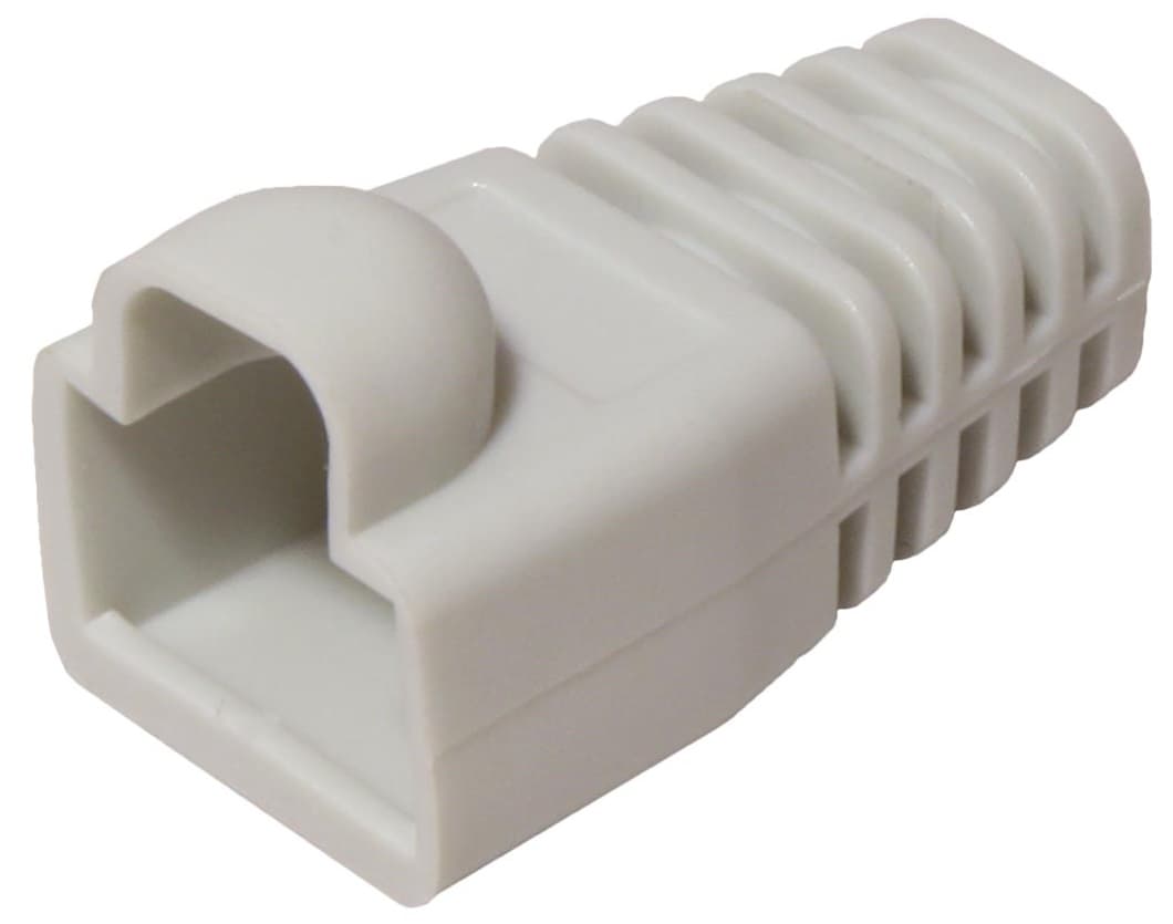 Ochranná krytka RJ45 s ochranou západky, šedá