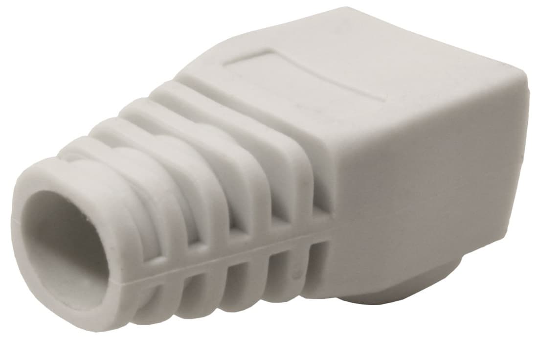 Ochranná krytka RJ45 s ochranou západky, šedá