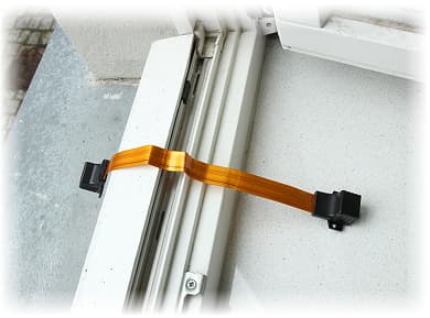 Okenní průchodka RJ-45/RJ45 měděný pásek