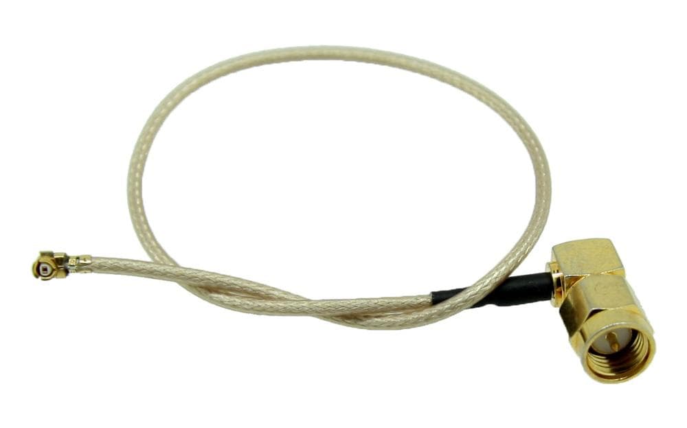 Pigtail 25cm RG178 U.FL - SMA male 90° úhlový