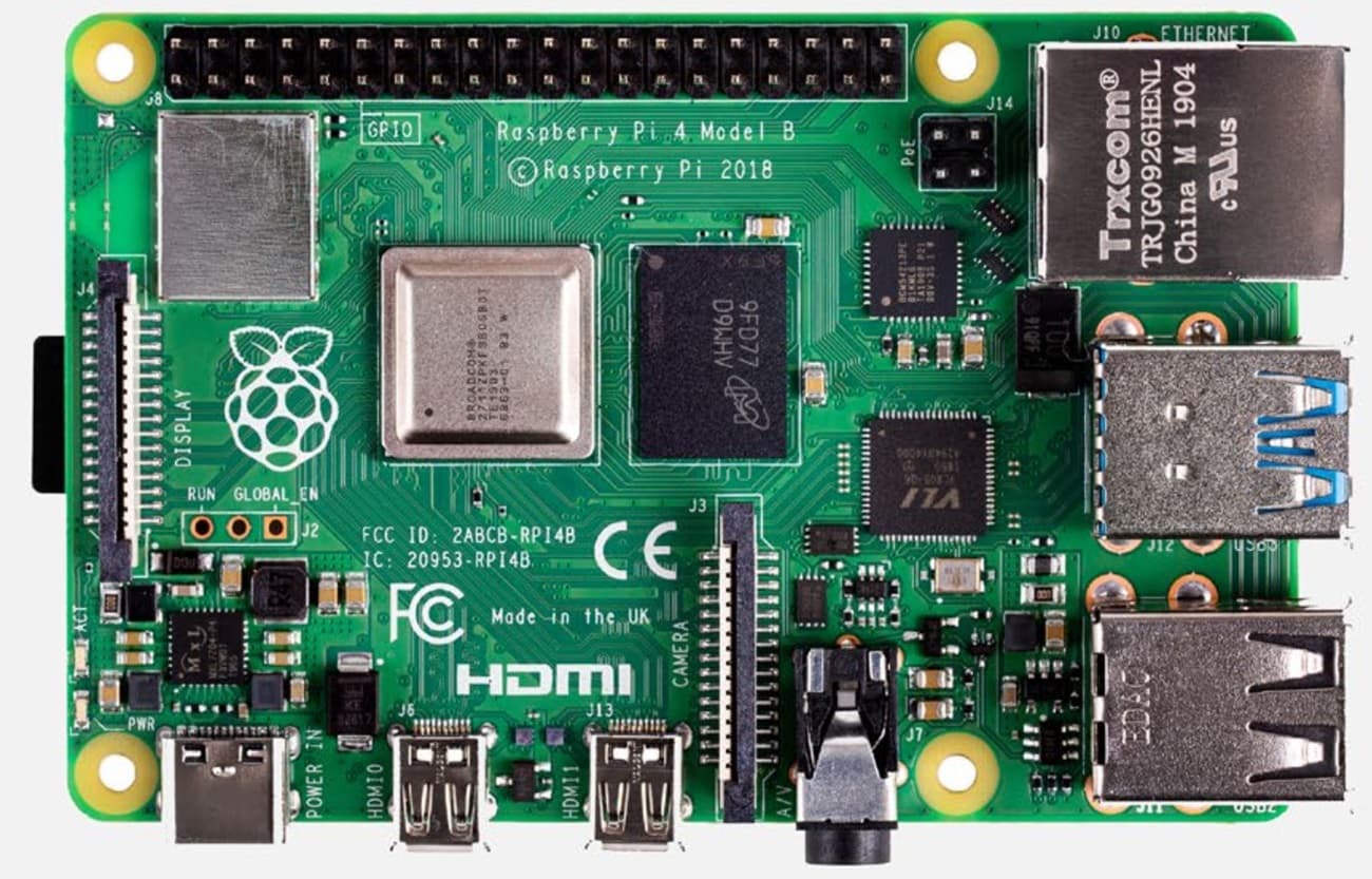 Raspberry Pi 4B 2GB RAM UniFi Controller, rackmount