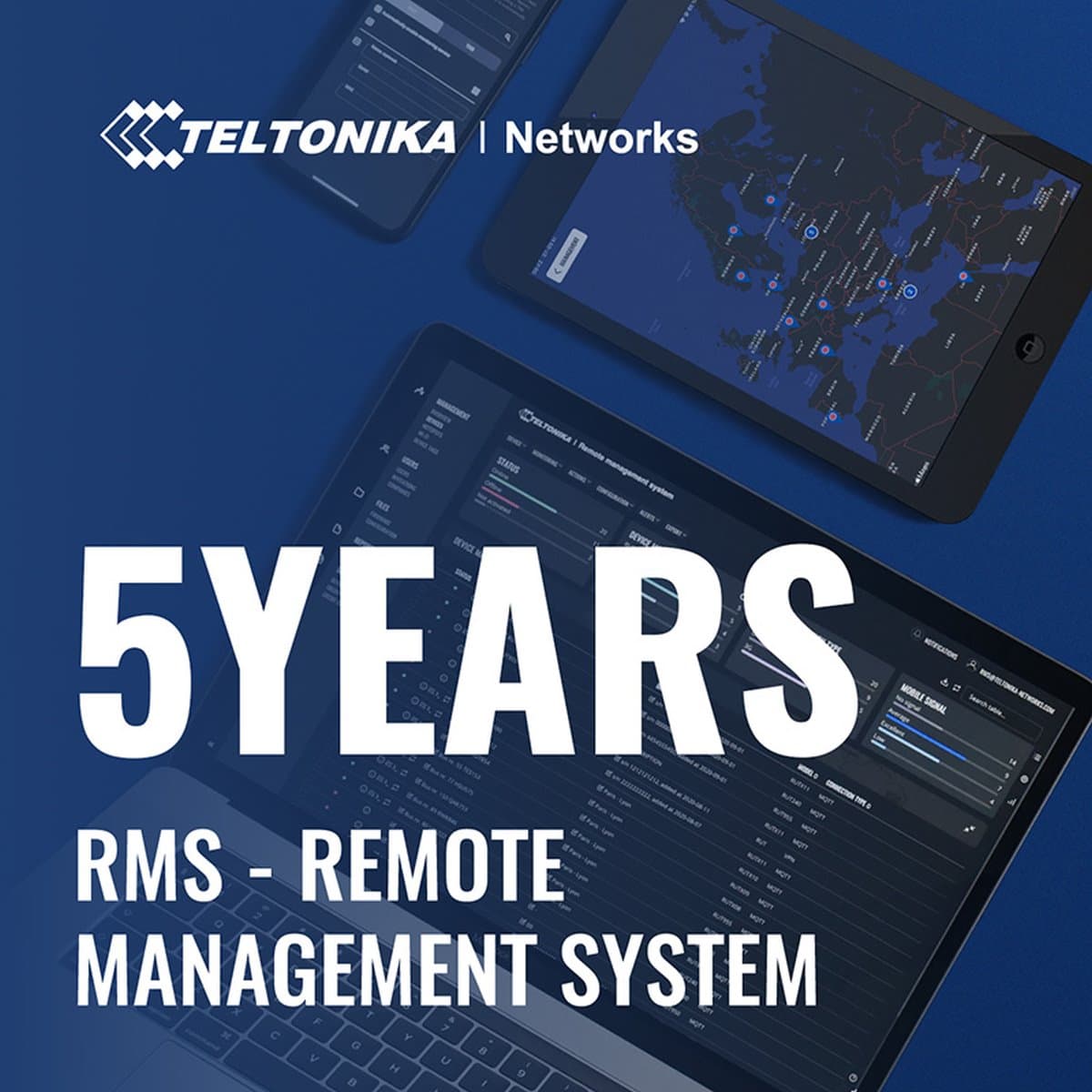 RMS management - Balíček na 5 let - Systém vzdálené správy