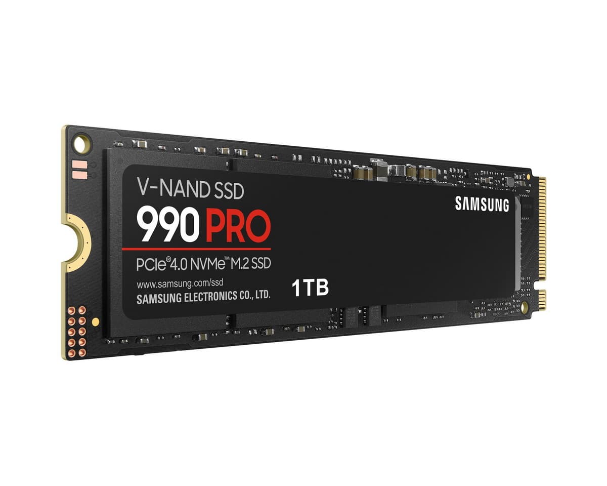 SAMSUNG 1TB SSD 990 PRO M.2, PCIe® 4.0 NVMe™