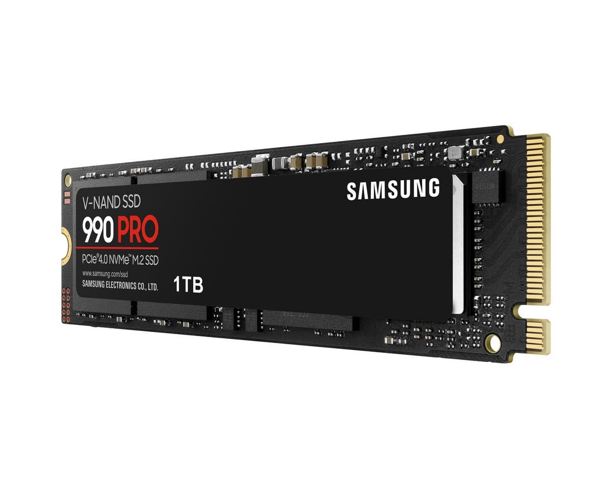 SAMSUNG 1TB SSD 990 PRO M.2, PCIe® 4.0 NVMe™