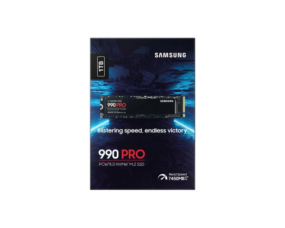 SAMSUNG 1TB SSD 990 PRO M.2, PCIe® 4.0 NVMe™